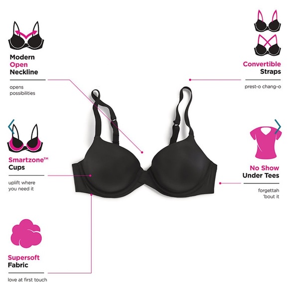 🌟PRICE⬇️DROP🌟Maidenform T-Shirt Convertible Bra, sz. 34 DD (E) in Nude - Picture 11 of 13